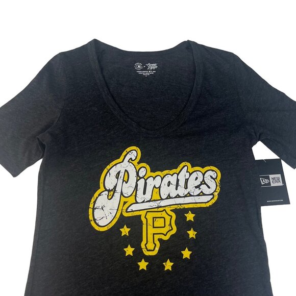 Pittsburgh Pirates TShirt Womens Small Gray MLB Fanwear New - Picture 3 of 9